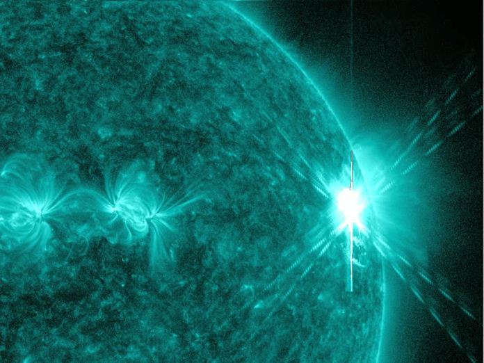 Solar flare.
